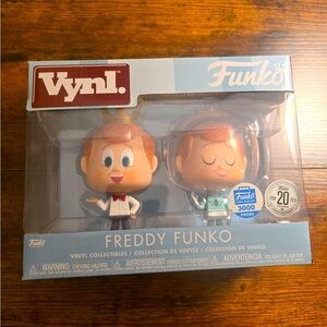 Funko Vynl Freddy Funko 2 Pk Limited Edition Only 3k # 20th Funniversary NEW